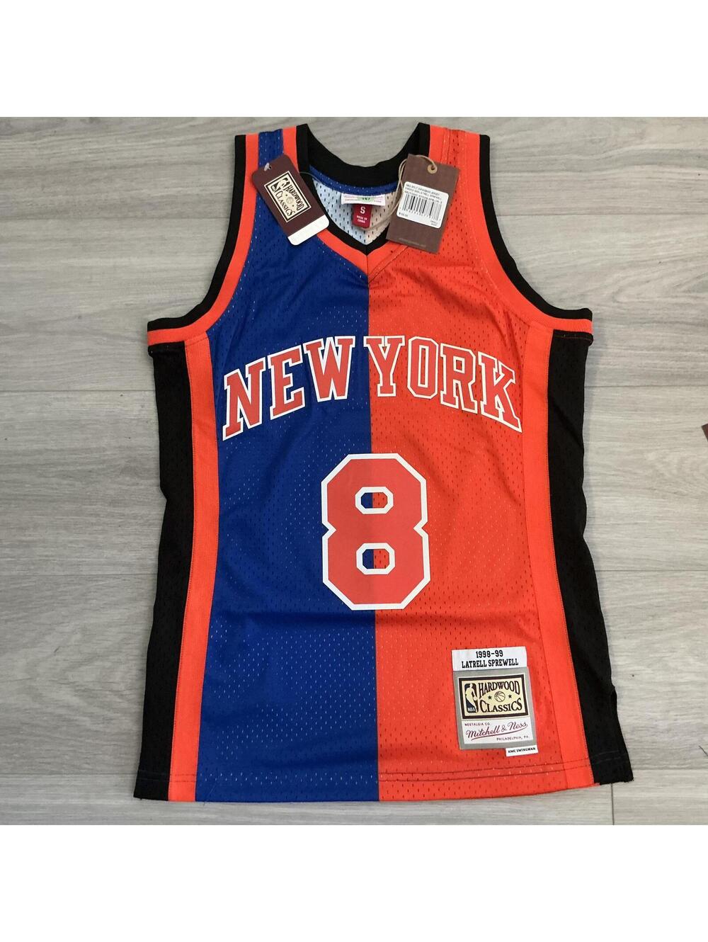 Mitchell & Ness NBA Hardwood Classics New York Knicks Latrell Sprewell #8 Small